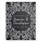 Notre liste de seaux Couple's Chalkboard Floral