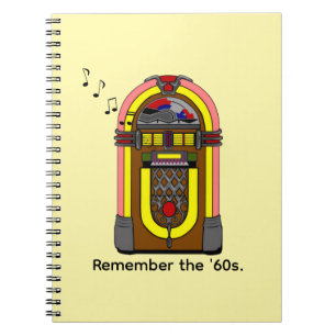 Carnet N'oubliez pas les années 60 et Jukebox Music.