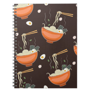 Carnet Nouilles Ramen : Graphiques Vintages