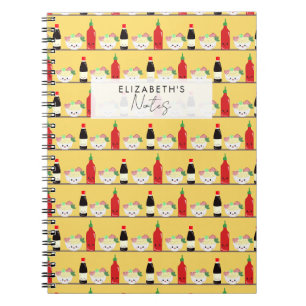Carnet Nourriture asiatique nouilles Pho Kawaii personnal