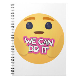 Carnet Nous pouvons le faire soin Emojis