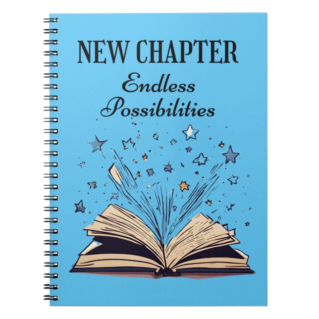 Carnet Nouveau chapitre Possibilités sans fin (Devant)