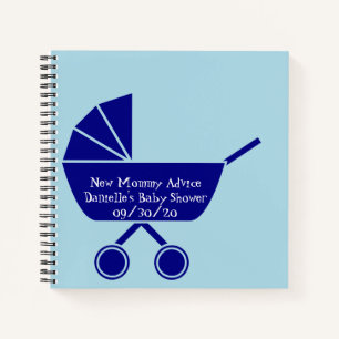 Carnet Nouveau conseil maman Blue Boy Baby shower
