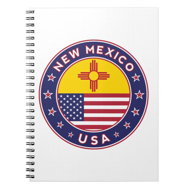 Carnet Nouveau-Mexique, Nouveau-Mexique autocollant, étui (Devant)