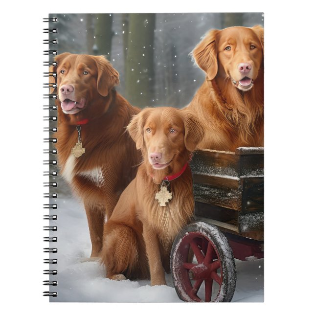 Carnet Nouvelle-Écosse Duck Toller Retriever Snowden (Devant)