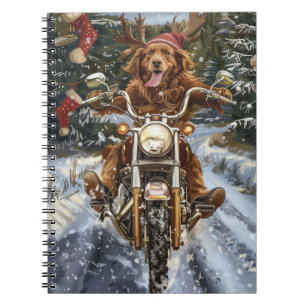 Carnet Nouvelle-Écosse Moto à chiens Noël