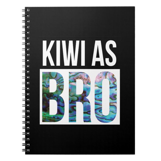 CARNET NOUVELLE-ZÉLANDE KIWI SIMPLE PAUA (Devant)