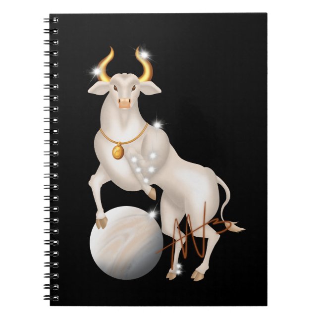 Carnet Nova Taurus Venus Zodiac (Devant)