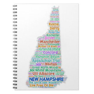 Carnet Nuage de mot du New Hampshire