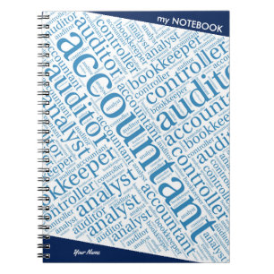 Carnet "Nuage de mots des comptables"