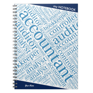 Carnet "Nuage de mots des comptables"