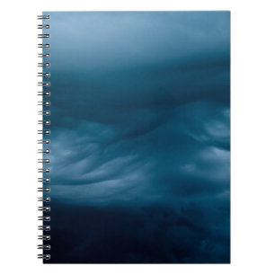 Carnet Nuages de cumulus bleus