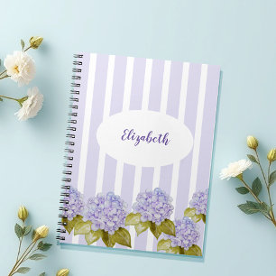 Carnet Nuances Hydrangea Bleu Violet