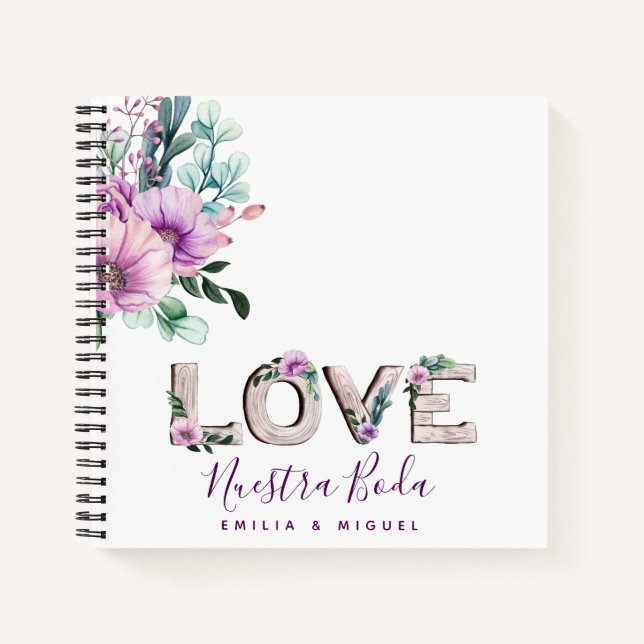 Carnet NUESTRA BODA Planificación o libro de visitas (Devant)