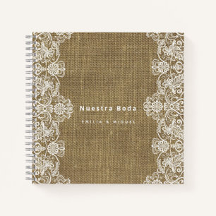 Carnet NUESTRA BODA Planificación o libro de visitas