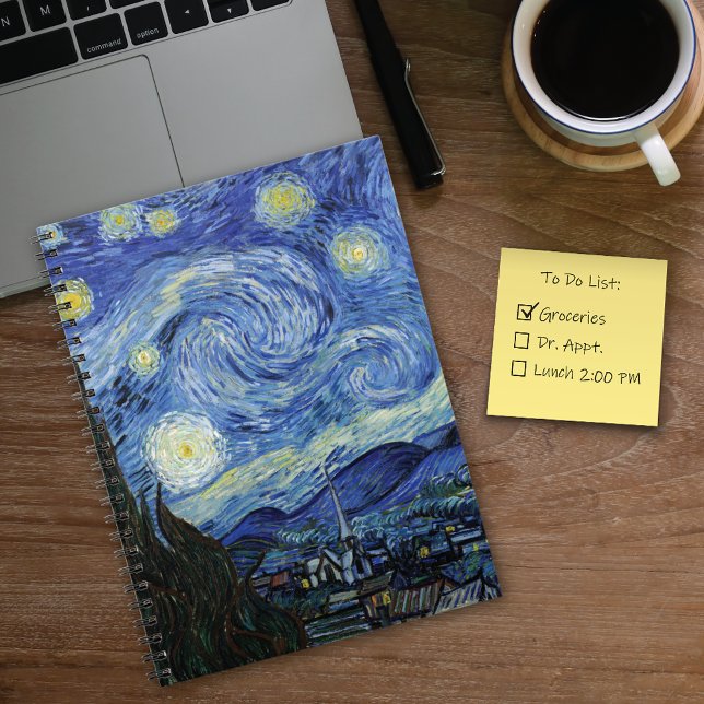 Carnet Nuit étoilée par Vincent van Gogh (Créateur téléchargé)