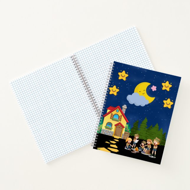 Carnet Nuit Magique d'Aventure de Camping avec les Scouts (Intérieur)