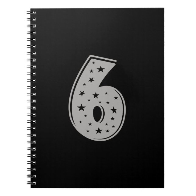 Carnet Numéro Chanceux 6 Joyeux Anniversaire (Devant)