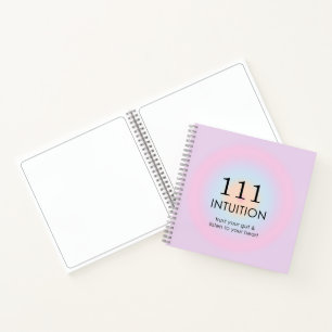 Carnet Numérologie moderne des nombres anges 111 Intuitio