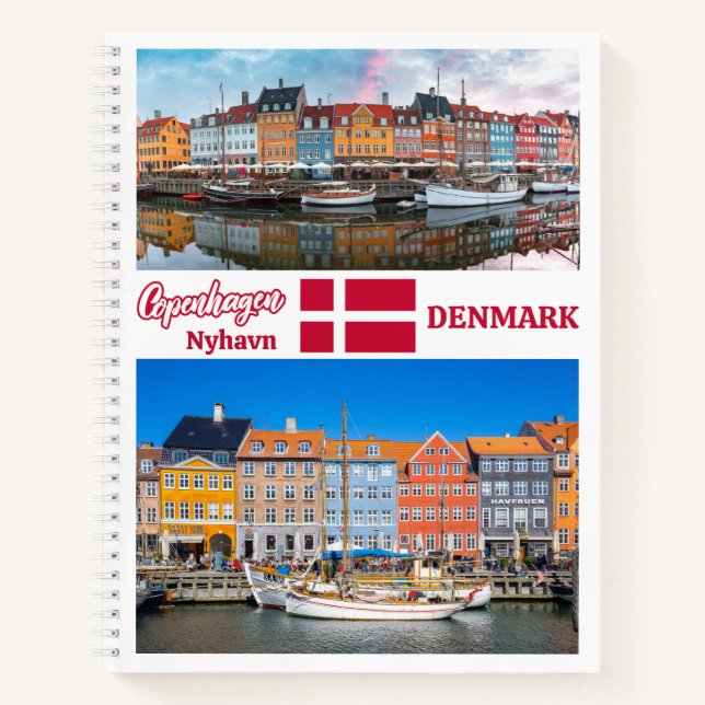 Carnet Nyhavn Copenhagen Danemark (Devant)
