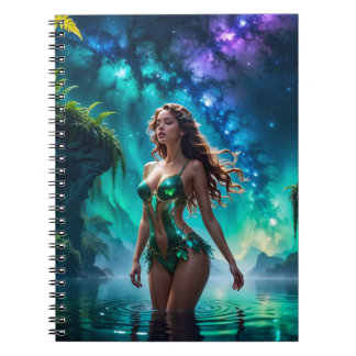 Carnet Nymphe de l'eau du lac galactique