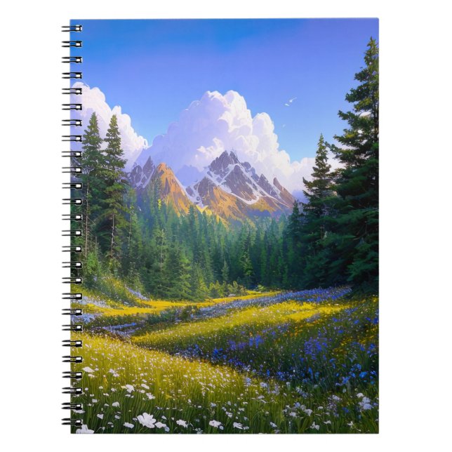 Carnet Oasis dans la forêt de pins (Devant)