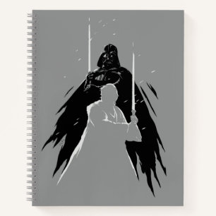 Carnet Obi-Wan Kenobi Croquis de superposition de Vader