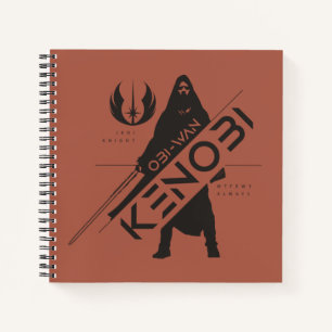 Carnet Obi-Wan Kenobi Graphique de profil de caractères