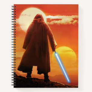 Carnet Obi-Wan Kenobi Illustration du coucher de soleil