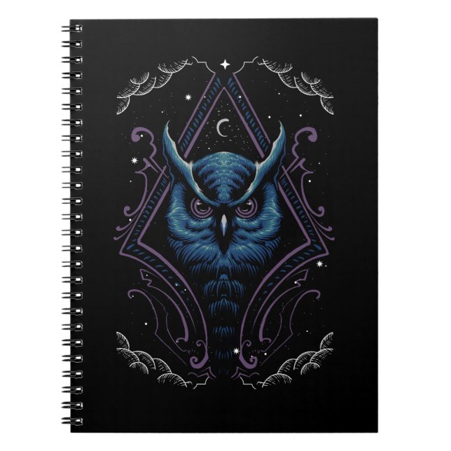 Carnet Observation des oiseaux de la lune de Chouette spi (Devant)