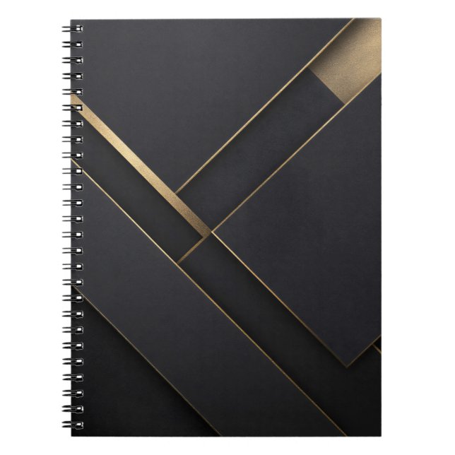 Carnet Obsidian Gilded Intersection (Devant)