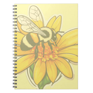 Carnet Occupée à récolter du pollen