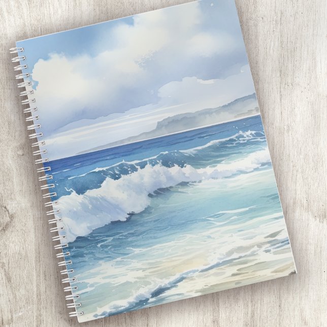 Carnet Ocean Waves Beach House (Créateur téléchargé)