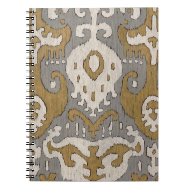 Carnet Ochre Ikat II (Devant)
