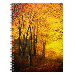 Carnet October Afterglow John Atkinson Grimshaw