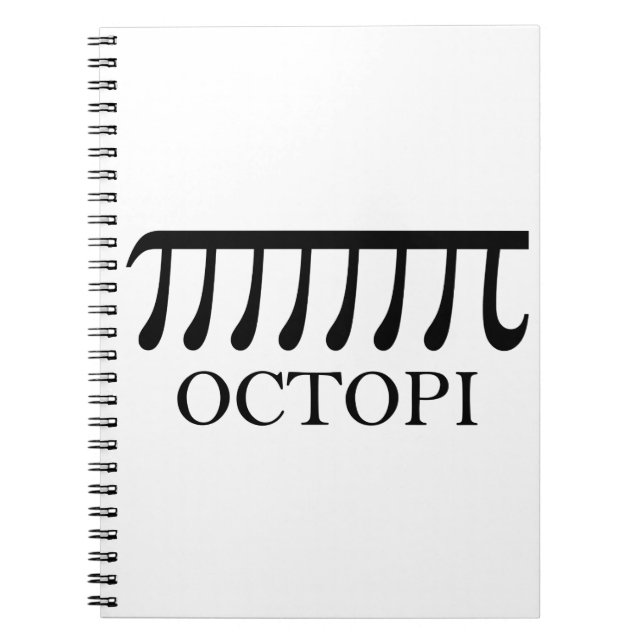 Carnet Octopi - Funny Pi Octopus Math (Devant)