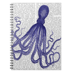 Carnet Octopus bleu 5