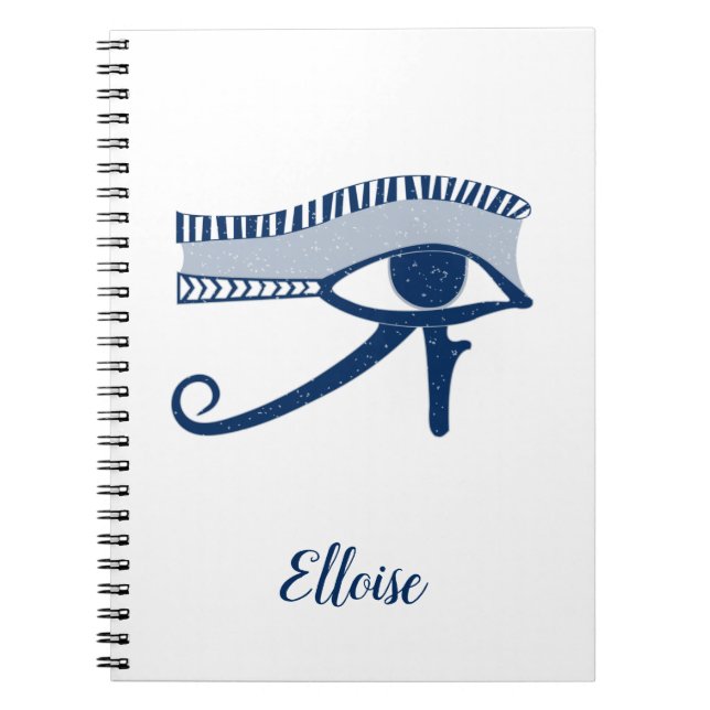 Carnet Oeil antique de Horus Personnalisé (Devant)