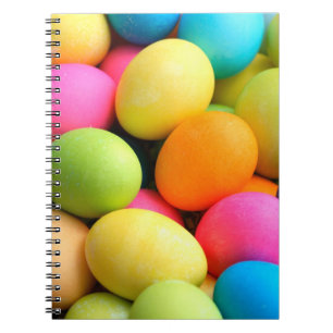 Carnet Oeufs de pâques colorés