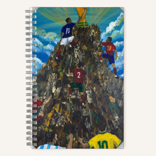 Carnet Œuvre d'art faite main - Coupe du Monde