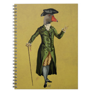 Carnet Oie dans le manteau vert 3 de Regency