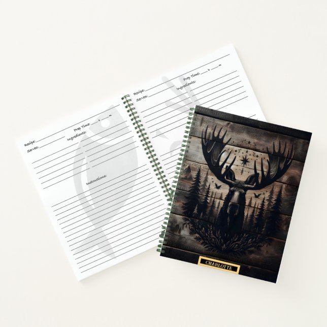 Carnet Oie majestueuse entourée de nature sauvage et d'ét (Intérieur)