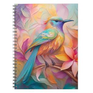 Carnet Oiseau Chanson Violet Gorge Fantastique
