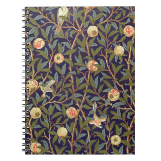 Carnet Oiseau et grenade de William Morris