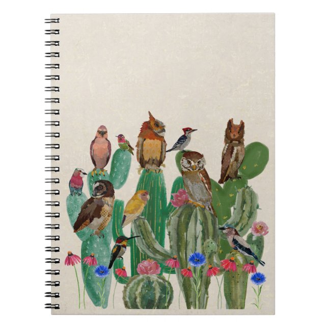 CARNET OISEAUX DU DÉSERT (Devant)