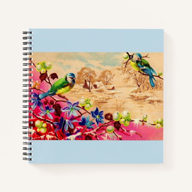Carnet oiseaux et baies (Devant)