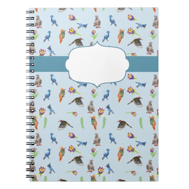 Carnet Oiseaux et fleurs (Devant)