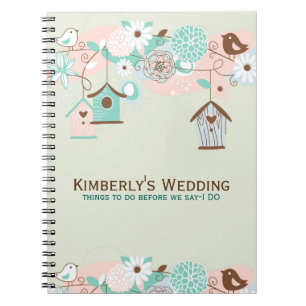 Carnet Oiseaux Mariages mignons, Oiseaux, Oreteurs & Fleu