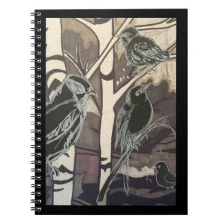 Carnet Oiseaux noirs