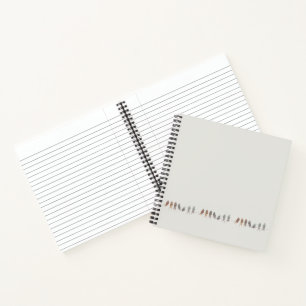 Carnet Oiseaux Rustiques Simples Sur Un Fil